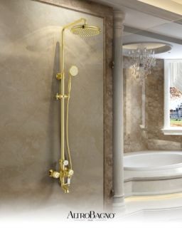 Душевая система AltroBagno Opera 030206 Or золото